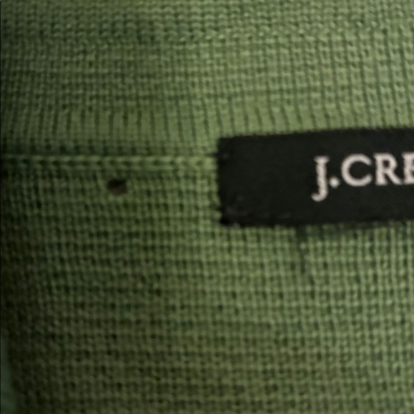 J.Crew green sweater jacket size S. - Picture 4 of 5